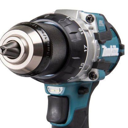 Makita DLX2549TJ 18V LXT Brushless Combi Drill & Impact Driver Twin Kit with 2 x 5.0Ah Battery Charger & Case